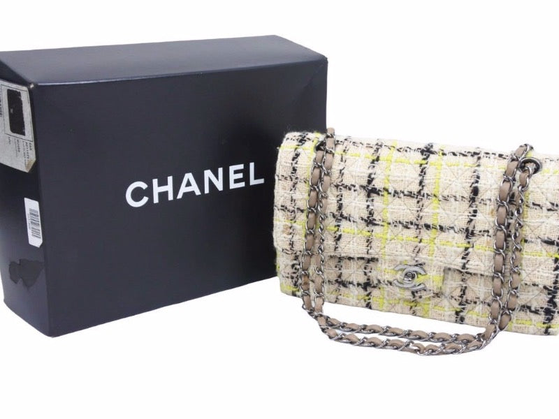 CHANEL シャネル ココマーク ツイード ダブルフラップ 9番台 ダブル  