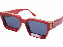 Load image into Gallery viewer, LOUIS VUITTON ルイヴィトン 1.1 MILLIONAIRES SUNGLASSES サングラス ミリオネア 眼鏡 赤 Z1169E アクセサリー 39724