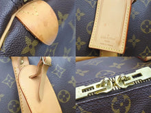 画像をギャラリービューアに読み込む, LOUIS VUITTON ルイヴィトン キーポル 45 ボストンバッグ M41428 モノグラム 旅行 美品 中古 39763