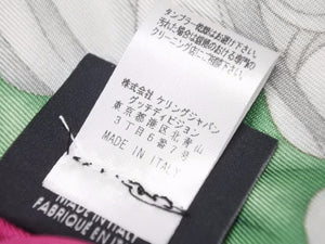GUCCI グッチ 美品 スカーフ シルク 総柄 花×女性柄 ピンク マルチカラー ユニセックス 39805