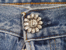 Load image into Gallery viewer, 世界20本 READYMADE×MURAKAMI TAKASHI レディメイド×村上隆 フラワーパッチデニムパンツ RE-CO-BL-TK-00-03 メンズ 未使用 N39826