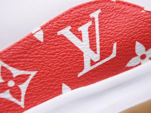 Supreme×LOUIS VUITTON シュプリーム ルイヴィトン 17AW SPORT SNEAKER スポーツスニーカー 赤 白 サイズ５ 1/2 新品同様 39839