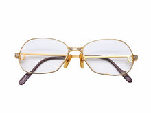 Load image into Gallery viewer, Cartier カルティエ メガネ ヴィンテージ SERIE LIMITEE ゴールド 135 メンズ 中古 39847