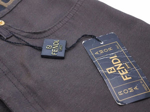 FENDI フェンディ ヴィンテージ ショートパンツ ブラウン サイズ40 レディース 良好 39883 正規品