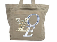 Load image into Gallery viewer, Louis Vuitton ルイヴィトン ラブコレクションラブ トートバッグPM カーキ M95469 カーキ キャンバス ユニセックス 中古 39889