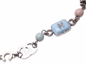 CHANEL シャネル ロゴ ネックレス グリポア ココマーク アクセサリー 06C ユニセックス 美品 39902