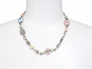 CHANEL シャネル ロゴ ネックレス グリポア ココマーク アクセサリー 06C ユニセックス 美品 39902