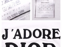 Load image into Gallery viewer, Christian Dior クリスチャンディオール カットソー ロングスリーブ J’ADORE コットン トップス レディース サイズF40 中古 39959