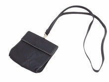 Load image into Gallery viewer, Yves Saint Laurent イヴサンローラン ショルダーポーチ ミニ キャンバス レザー YSLロゴ ユニセックス 中古 39976