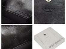 Load image into Gallery viewer, Yves Saint Laurent イヴサンローラン ショルダーポーチ ミニ キャンバス レザー YSLロゴ ユニセックス 中古 39976