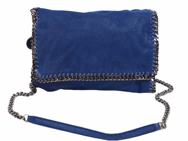 STELLA McCARTNEY ショルダーバッグ ミニバッグ クロスボディバッグ ファラベラ 581238 W9132 ブルー 中古 40059
