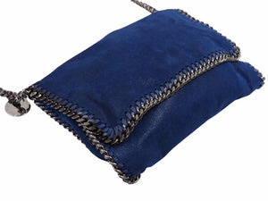 STELLA McCARTNEY ショルダーバッグ ミニバッグ クロスボディバッグ ファラベラ 581238 W9132 ブルー 中古 40059