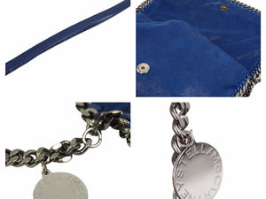 STELLA McCARTNEY ショルダーバッグ ミニバッグ クロスボディバッグ ファラベラ 581238 W9132 ブルー 中古 40059