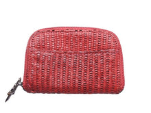 Load image into Gallery viewer, CHROME HEARTS クロムハーツ コインケース ジップウォレット財布 レッド 良好 中古 40079
