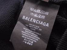 Load image into Gallery viewer, BALENCIAGA バレンシアガ レインボーロゴ パーカー 長袖 ブラック S 492171 TYK15 レディース 美品 40083