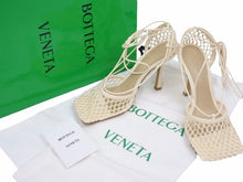 画像をギャラリービューアに読み込む, 定価12万 BOTTEGAVENETA ボッテガヴェネタ トワールストレッチ サンダル ホワイト 651388VBSD39213 レディース サイズ37 N40096