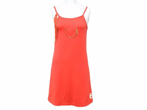 Christian Dior クリスチャンディオール ワンピース キャミソール 水着 6 ジップ レッド ゴールド サイズ12A レディース 中古 40102