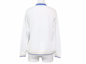 Christian Dior クリスチャンディオール ポロシャツ ロゴ パリス ヴィンテージ ホワイト ブルー 中古 40105