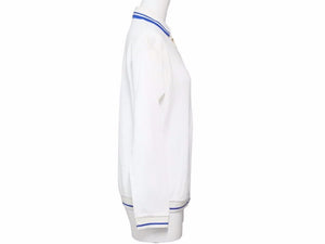 Christian Dior クリスチャンディオール ポロシャツ ロゴ パリス ヴィンテージ ホワイト ブルー 中古 40105
