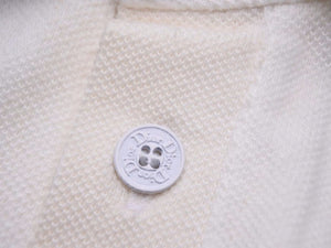 Christian Dior クリスチャンディオール ポロシャツ ロゴ パリス ヴィンテージ ホワイト ブルー 中古 40105
