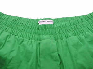BOTTEGA VENETA ボッテガヴェネタ STRETCH POPLIN ストレッチポプリン ボクサーショートパンツ グリーン サイズS 美品 40144