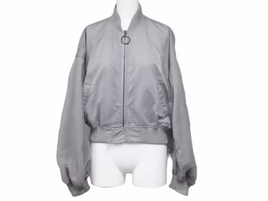 OFF WHITE オフホワイト バッククロスドアロー ナイロン ブルゾン メッシュ サイズ36 OWEA156R19A39062 レディース良好 40196 
