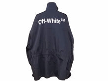 Load image into Gallery viewer, OFF WHITE オフホワイト バックロゴプリントナイロンブルゾン シェルジャケット サイズ38 OWEA156R19A39062 レディース 良好 40197