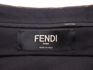 FENDI フェンディショートパンツ ズッカ柄 ロゴ ブラウン メンズ サイズ46 美品 40215