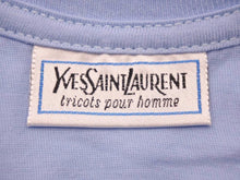 Load image into Gallery viewer, YVES SAINT LAURENT イヴサンローラン トップス t-shirts 半袖 サイズS ブルー メンズ 未使用品 40223
