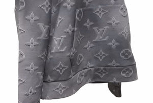 LouisVuitton ルイヴィトン 21SS ヴァージルアブロー 3Dモノグラム 裏起毛プルオーバーパーカー メンズ サイズXL 40229