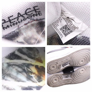 NIKE ナイキ AIR FORCE 1 PARA-NOISE DD3223-100 PEACEMINUSONE パラノイズ ユニセックス サイズ25.5 中古 N40231