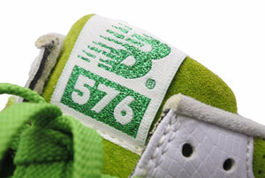NEW BALANCE ニューバランス 576 スニーカー グリーン スエード メンズ サイズ29cm 中古 N40233