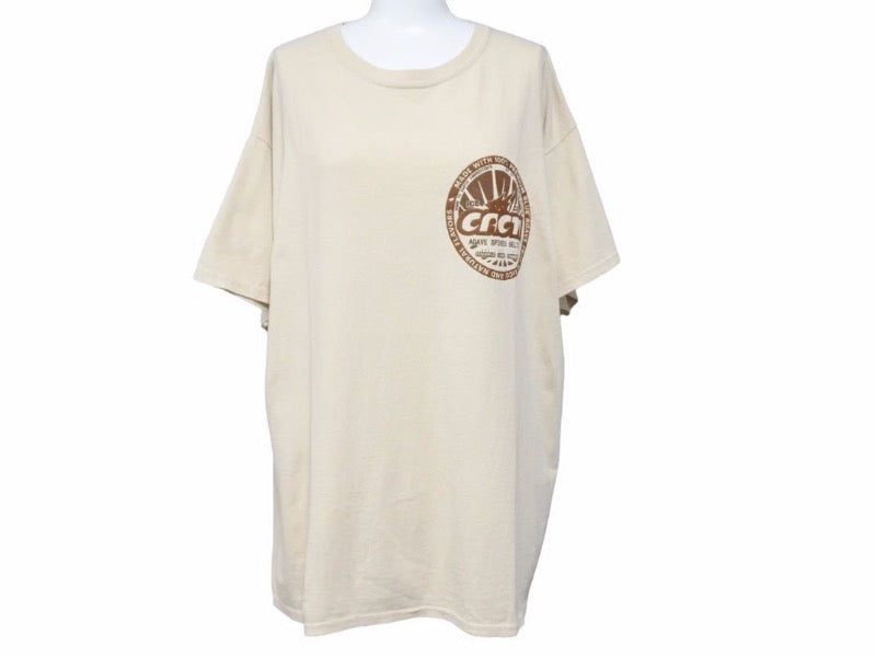 Cactus Jack カクタスジャック 半袖Ｔシャツ Cacti カクティ パフプリント ベージュ ブラウン サイズM 新品同様 40261