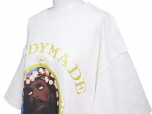 22SS READY MADE レディメイド DENIM TEARS 袖Ｔシャツ ジーザス ホワイト RM-K01-0000-138 メンズ サイズL 未使用 N40351