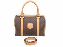 Load image into Gallery viewer, セリーヌ CELINE セリーヌ スピーディ 25cm 2WAY スト付き ハンドバッグ カバン ボストン マカダム ブラウン 極美品 中古 40384