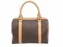 Load image into Gallery viewer, セリーヌ CELINE セリーヌ スピーディ 25cm 2WAY スト付き ハンドバッグ カバン ボストン マカダム ブラウン 極美品 中古 40384