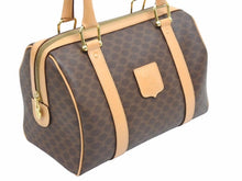 Load image into Gallery viewer, セリーヌ CELINE セリーヌ スピーディ 25cm 2WAY スト付き ハンドバッグ カバン ボストン マカダム ブラウン 極美品 中古 40384
