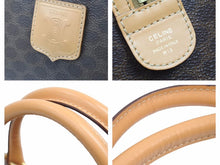 Load image into Gallery viewer, セリーヌ CELINE セリーヌ スピーディ 25cm 2WAY スト付き ハンドバッグ カバン ボストン マカダム ブラウン 極美品 中古 40384