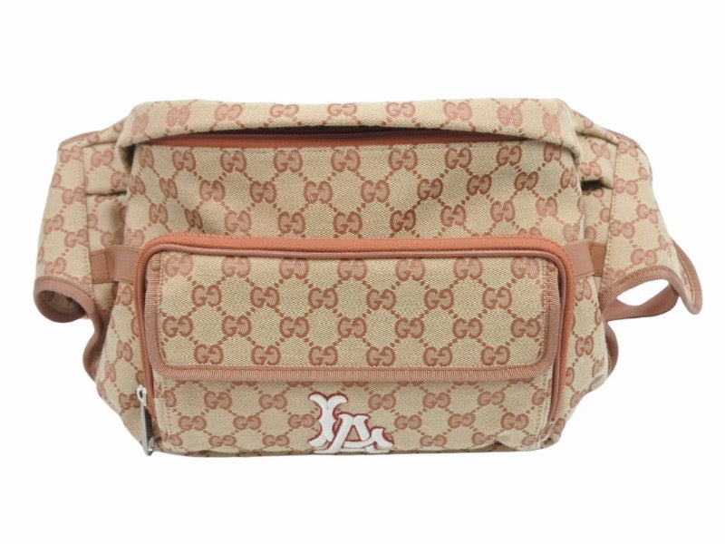 極美品 GUCCI グッチ ウエストポーチ LAエンジェルス コラボ