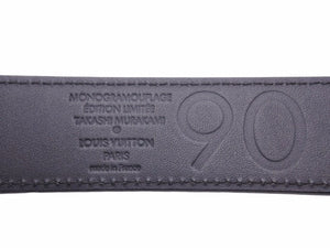 LOUIS VUITTON ルイヴィトン サンチュール モノグラモフラージュ ベルト カモフラ 90サイズ 村上隆 M9646U 美品 中古 40426