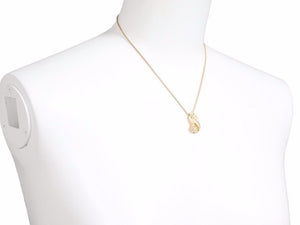 Christian Dior クリスチャンディオール ネックレス ゴールド ラインストーン ヴィンテージ レディース 美品 40474