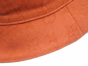 LOUIS VUITTON ルイヴィトン バケットハット ボネ・エブリデイ モノグラム リバーシブル オレンジ ブルー 中古 40484