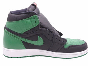 NIKE ナイキ AIR JORDAN 1 RETRO HIGH OG "BLACK/PINEGREEN" ブラック グリーン 27.5cm 555088-030 メンズ 良好 40528