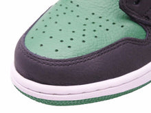 Load image into Gallery viewer, NIKE ナイキ AIR JORDAN 1 RETRO HIGH OG &quot;BLACK/PINEGREEN&quot; ブラック グリーン 27.5cm 555088-030 メンズ 良好 40528