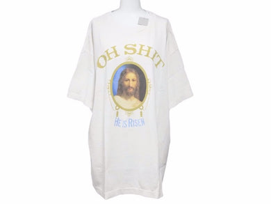 SAINT MICHAEL セントマイケル 22AW SM-A22-0000-003 ロゴプリント oh shit t-shirts 半袖 tシャツ ブラック 未使用品 40563 