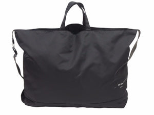 OFF-WHITE オフホワイト 2WAYトートバッグ ショルダーバッグ VIRGIL ABLOH ヴァージルアブロー ブラック シルバー 美品 40575