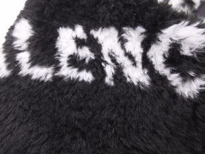 BALENCIAGA バレンシアガ「HOME 2 MULE SLIDE」サイズ 43 オールオーバーロゴファーホームスライド 624515 美品 40579