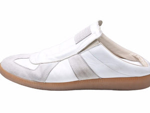 Maison Margiela メゾン マルジェラ スニーカー 17SS REPLICA ジャーマントレーナー ミュール ホワイト レザー 靴 中古 40583