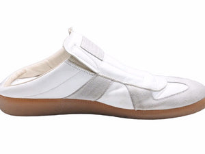 Maison Margiela メゾン マルジェラ スニーカー 17SS REPLICA ジャーマントレーナー ミュール ホワイト レザー 靴 中古 40583