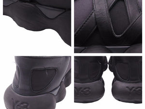 Y-3 ワイスリー Kyujo Low スニーカー adidas アディダス ブラック ローカット シューズ 靴 メンズ サイズ46 中古 40588